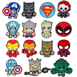 7-100Pcs Hot Toys Cartoon Series Shoe Charms For Slides Clog Sandals Shoes Decorations Accessories For Christmas Birthday Gifts