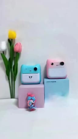 Kids Camera Instant Print 1080P HD Toddler Digital Video Camera 2.4-Inch Toy for Girls Boys Age 3-12 Christmas Birthday Gift
