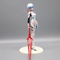 23cm Rei Ayanami Action Figure with Spear of Longinus EVA Neon Genesis Evangelion Anime Collectible Model Toy Gift for Fans