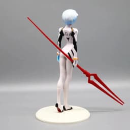 23cm Rei Ayanami Action Figure with Spear of Longinus EVA Neon Genesis Evangelion Anime Collectible Model Toy Gift for Fans