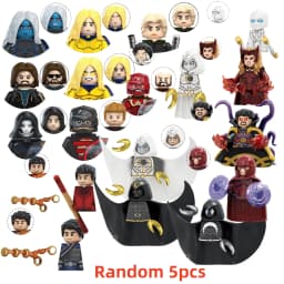 Blind Box Mini Building Blocks TV6208 Figures Big Goblin Spiderman Iron Man Venom Captain Hawk Deadpool Armor Christmas Gift Toy