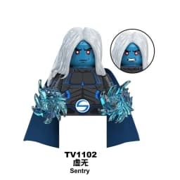 Blind Box Mini Building Blocks TV6208 Figures Big Goblin Spiderman Iron Man Venom Captain Hawk Deadpool Armor Christmas Gift Toy