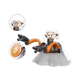Blind Box Mini Building Blocks TV6208 Figures Big Goblin Spiderman Iron Man Venom Captain Hawk Deadpool Armor Christmas Gift Toy