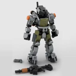 MOC Robot Building Kit Armor Action Figure Building Model Toy Collectible Toy For Kids Adults Christmas Birthdays Gift