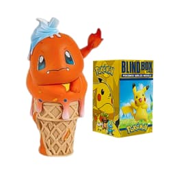 Pokemon Ice Cream Pikachu Snorlax Psyduck Gengar Anime Figure Blind Box Toys Tabletop Ornaments Christmas and Birthday Gifts