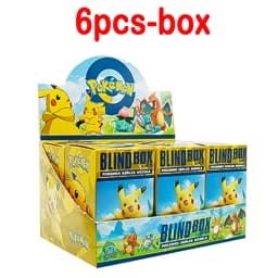 Pokemon Ice Cream Pikachu Snorlax Psyduck Gengar Anime Figure Blind Box Toys Tabletop Ornaments Christmas and Birthday Gifts