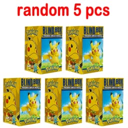 Pokemon Ice Cream Pikachu Snorlax Psyduck Gengar Anime Figure Blind Box Toys Tabletop Ornaments Christmas and Birthday Gifts