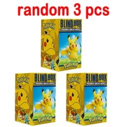 Pokemon Ice Cream Pikachu Snorlax Psyduck Gengar Anime Figure Blind Box Toys Tabletop Ornaments Christmas and Birthday Gifts