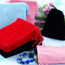 New 100Pcs 7x9cm Velvet Drawstring Pouch Jewelry Bag,Weekend New Year Birthday Christmas Wedding Party Gift Pouch Bag,favor bags