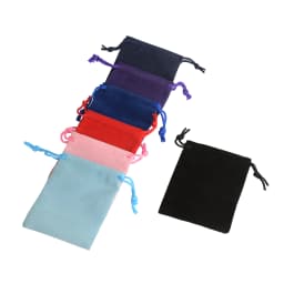 New 100Pcs 7x9cm Velvet Drawstring Pouch Jewelry Bag,Weekend New Year Birthday Christmas Wedding Party Gift Pouch Bag,favor bags
