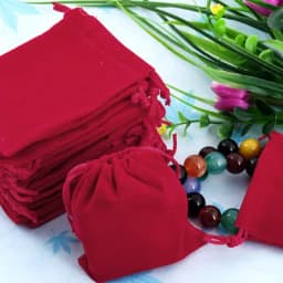 New 100Pcs 7x9cm Velvet Drawstring Pouch Jewelry Bag,Weekend New Year Birthday Christmas Wedding Party Gift Pouch Bag,favor bags