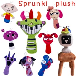 *-Sprunki Plush Toys Sprunki Dolls Oren Wenda Sprunki Stuffed Doll Plush Stuffed Kids Christmas Birthday Gift Home Decors