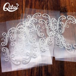 White Plastic Pearl Sticker QITAI 6PCS/SET Wedding Decorations Natural Color Family Christmas Desk Decorations Wholesale GEM1026