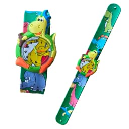 Cartoon Dinosaur Unicorn Shark Toys Children Watches Colorful Slap Printed Strap Kids Watch Girl Boy Christmas Party Gift Clock