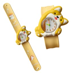 Cartoon Dinosaur Unicorn Shark Toys Children Watches Colorful Slap Printed Strap Kids Watch Girl Boy Christmas Party Gift Clock