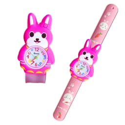 Cartoon Dinosaur Unicorn Shark Toys Children Watches Colorful Slap Printed Strap Kids Watch Girl Boy Christmas Party Gift Clock