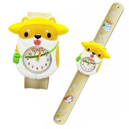 Cartoon Dinosaur Unicorn Shark Toys Children Watches Colorful Slap Printed Strap Kids Watch Girl Boy Christmas Party Gift Clock
