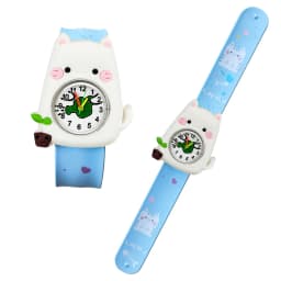 Cartoon Dinosaur Unicorn Shark Toys Children Watches Colorful Slap Printed Strap Kids Watch Girl Boy Christmas Party Gift Clock