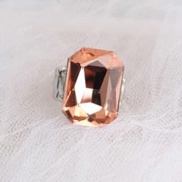 Personality Elegant 7 Colors Big Ring For Women Big Resin Stone Fashion Elastic Stretch Finger Rings Christmas Jewelry
