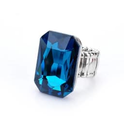 Personality Elegant 7 Colors Big Ring For Women Big Resin Stone Fashion Elastic Stretch Finger Rings Christmas Jewelry