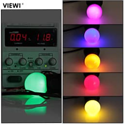 Ampoules Bulb E27 E26 Led 12V 24V 220V G45 2W Small Spotlight Colorful Home Decoration Holiday Christmas Light 12 Volt