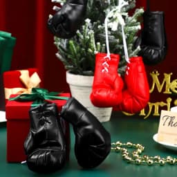 Mini Boxing Gloves Are Used for Car Mirrors Boxing Party Gifts Christmas Decorations Pendants Car Accessories and Keychains