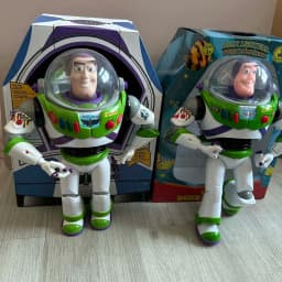 Story 3 4 Talking Buzz Action Figures Body Doll Model Toys Voice Doll Action Figures Model Toys Joint Movable Christmas Gift