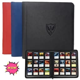 Premium Business Trading Card Binder with 12 Pockets, TCG Binder, with 480 Side-Loading Pockets, Trading Card Album suitable for MTG, Yugioh, Baseball, Football cards, perfect for boys, girls, and card enthusiasts, Thanksgiving gift, Christmas gift