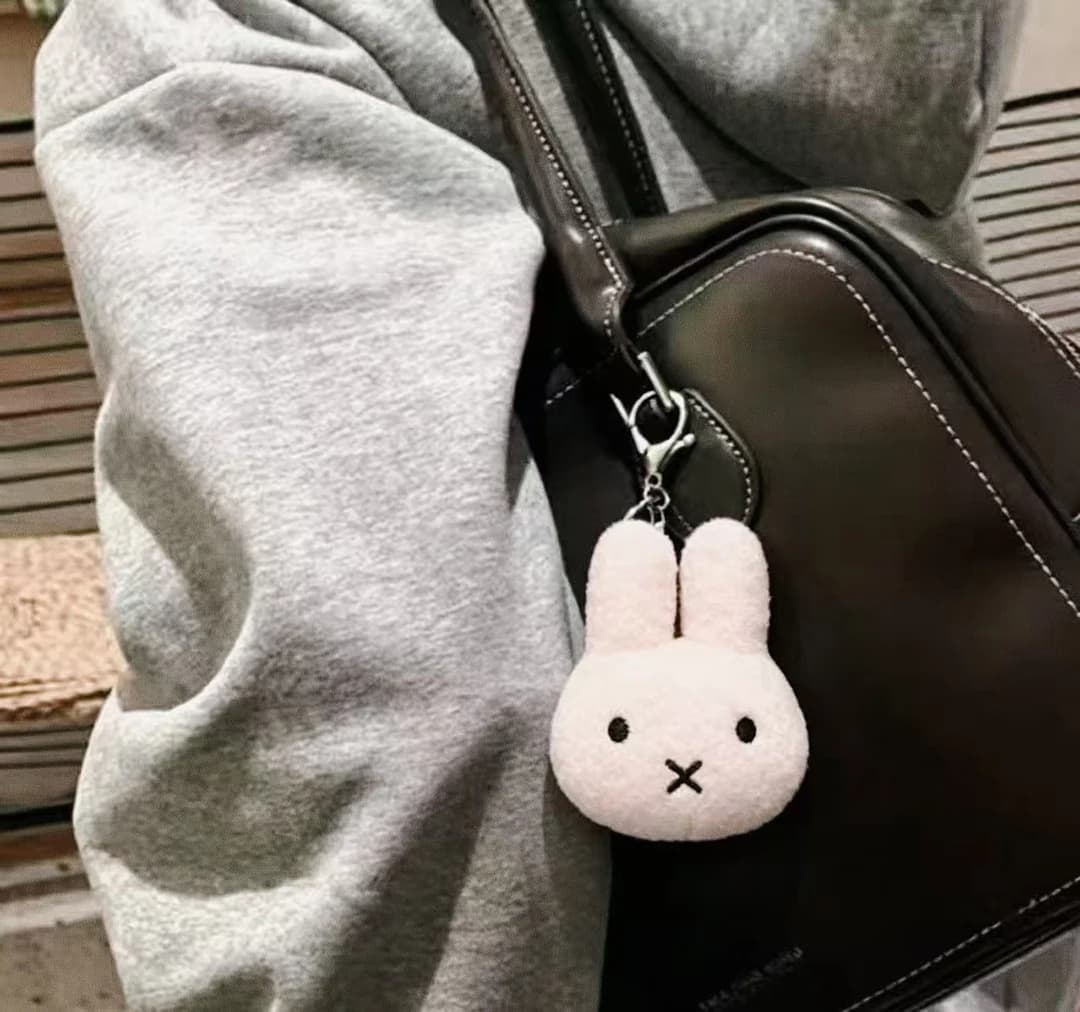 Miffy Cartoon Hair Tie Hairpin Brooch Bangs Clip Pendant Sweet Birthday Christmas Gift toys for Girl