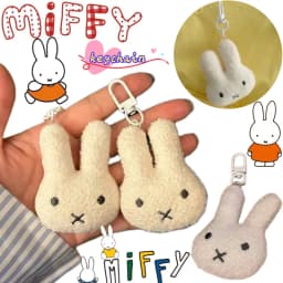 Miffy Cartoon Hair Tie Hairpin Brooch Bangs Clip Pendant Sweet Birthday Christmas Gift toys for Girl