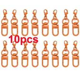 5/10/20pcs Multi color Lobster Buckle Hook Keychain,DIY Jewelry Making Accessories,Christmas,Valentine's Day,Thanksgiving Gifts