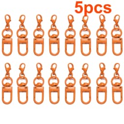 5/10/20pcs Multi color Lobster Buckle Hook Keychain,DIY Jewelry Making Accessories,Christmas,Valentine's Day,Thanksgiving Gifts