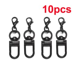 5/10/20pcs Multi color Lobster Buckle Hook Keychain,DIY Jewelry Making Accessories,Christmas,Valentine's Day,Thanksgiving Gifts