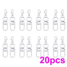 5/10/20pcs Multi color Lobster Buckle Hook Keychain,DIY Jewelry Making Accessories,Christmas,Valentine's Day,Thanksgiving Gifts