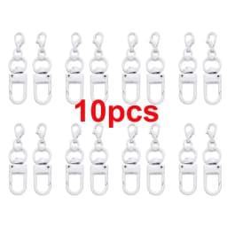 5/10/20pcs Multi color Lobster Buckle Hook Keychain,DIY Jewelry Making Accessories,Christmas,Valentine's Day,Thanksgiving Gifts