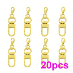 5/10/20pcs Multi color Lobster Buckle Hook Keychain,DIY Jewelry Making Accessories,Christmas,Valentine's Day,Thanksgiving Gifts