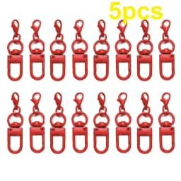 5/10/20pcs Multi color Lobster Buckle Hook Keychain,DIY Jewelry Making Accessories,Christmas,Valentine's Day,Thanksgiving Gifts