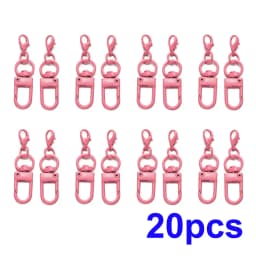 5/10/20pcs Multi color Lobster Buckle Hook Keychain,DIY Jewelry Making Accessories,Christmas,Valentine's Day,Thanksgiving Gifts