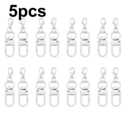 5/10/20pcs Multi color Lobster Buckle Hook Keychain,DIY Jewelry Making Accessories,Christmas,Valentine's Day,Thanksgiving Gifts