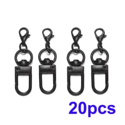 5/10/20pcs Multi color Lobster Buckle Hook Keychain,DIY Jewelry Making Accessories,Christmas,Valentine's Day,Thanksgiving Gifts