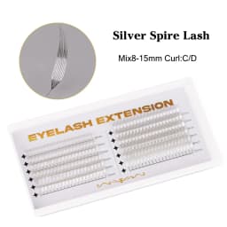 New Fashion Shiny Tinsel Comic Spire Eyelash Extension Holographic Manga False Eyelashes Anime Colorful Eyelashes For Christmas