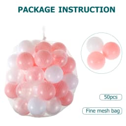 50Pcs Ocean Ball Pit Ball Christmas Decor for Dry Pool Ball Pit Baby Ball Toys Baby Playpen Tent Kid Toys Soft Ocean Balls Gifts