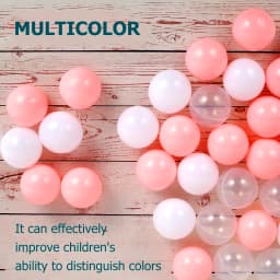 50Pcs Ocean Ball Pit Ball Christmas Decor for Dry Pool Ball Pit Baby Ball Toys Baby Playpen Tent Kid Toys Soft Ocean Balls Gifts