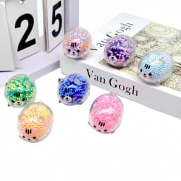 3PC Mini Bear Vent Ball Squeeze Decompressions Toy Bubble Bear Ball Stress Relief Toy Birthday Entertainment Christmas Gifts