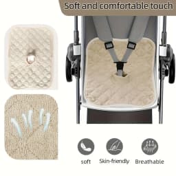 1pc Leak-Proof Baby Seat Pad, Absorbent & Portable for Strollers Car Seats, Easy Clean, Christmas Gift for New Parents