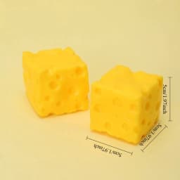 Squishy Cheese Cube Squeeze Toys Soft Butter Cheese Fidget Toy Slow Rebound Push Stress Relief Sensory Toy Christmas Present