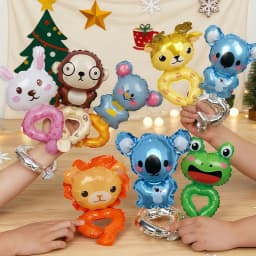 30 Animal-Shaped Wrist Balloons, Birthday Decoration Balloons, Party Decoration Balloons, Halloween Decorations, Christmas Decorations, Event Decoration Balloons, Cute Cartoon Toy Balloons, Birthday Gifts, Various Cartoon Animal Designs