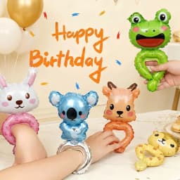 30 Animal-Shaped Wrist Balloons, Birthday Decoration Balloons, Party Decoration Balloons, Halloween Decorations, Christmas Decorations, Event Decoration Balloons, Cute Cartoon Toy Balloons, Birthday Gifts, Various Cartoon Animal Designs