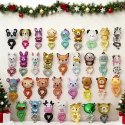 30 Animal-Shaped Wrist Balloons, Birthday Decoration Balloons, Party Decoration Balloons, Halloween Decorations, Christmas Decorations, Event Decoration Balloons, Cute Cartoon Toy Balloons, Birthday Gifts, Various Cartoon Animal Designs