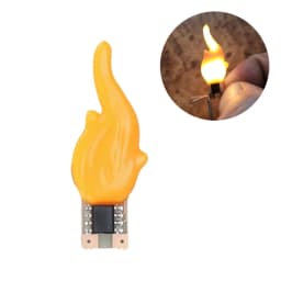 100~1PCS Wholesale DC3V-5V Led COB Flash Candles Edison Flame Warm White 2200K LED Filament Diode DIY Christmas Party Decoration